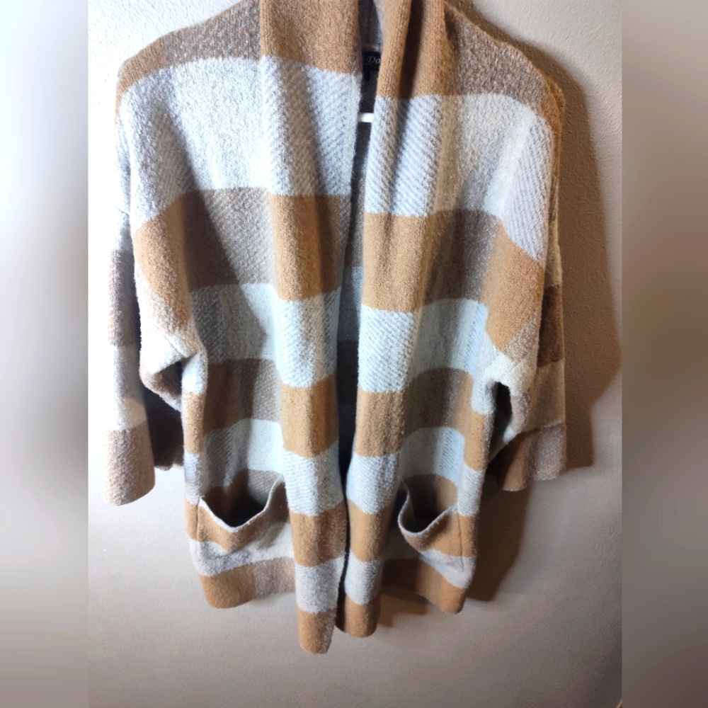 Dor Dor Sweater Cardigan Size L Striped